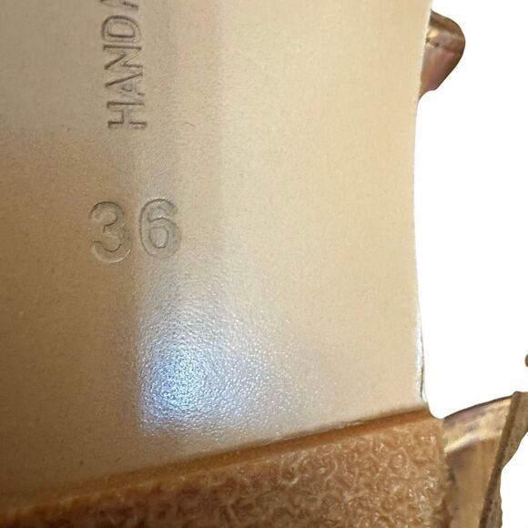 Ancient Greek Sandals Ofis Iridescent Sandal in Rame Rose Gold Size 6 Revolve - Picture 4 of 5